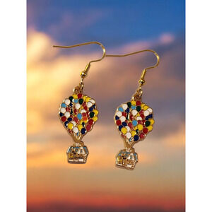 UP House Charm Earrings Pixar Disney